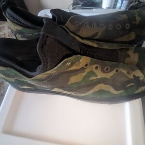 Polo by Ralph Lauren Green and Black Low-Top Sneakers